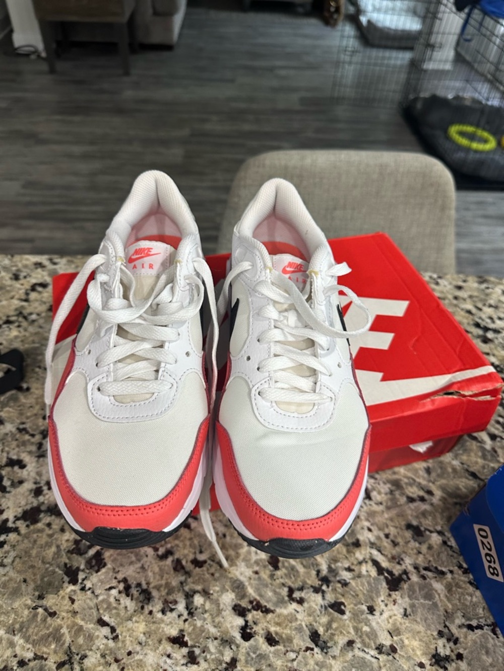 Nike Women’s White & Red Sneakers